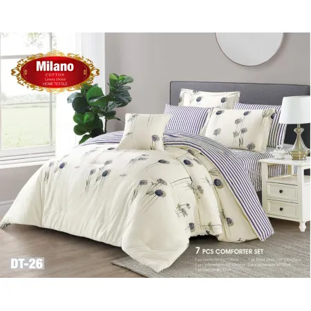 Milanobedlinen Comforter DT 100% Cotton 7pcs Set